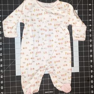 NEW Kissy Kissy Newborn size 0-3mo. Baby Elephant Footie